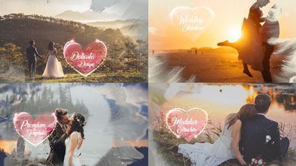 پروژه پریمیر رمانتیک Wedding Slideshow