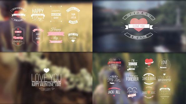 پروژه آماده تایتل Love Titles