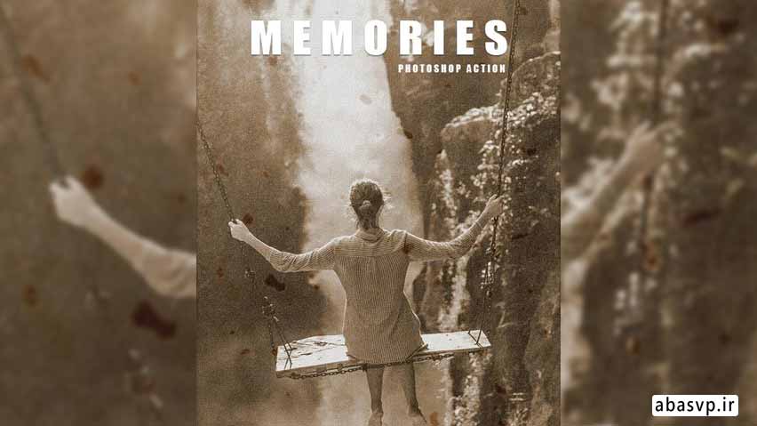 دانلود اکشن فتوشاپ عکس قدیمی Memories Photshop Action