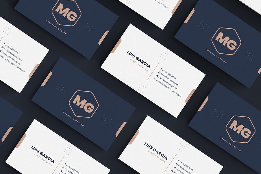 لایه باز کارت ویزیت زیبا Business Card