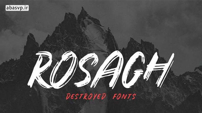 دانلود فونت قلمو ROSAGH FONT