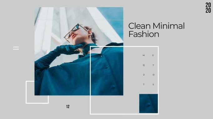 پروژه آماده پریمیر Clean Minimal Fashion