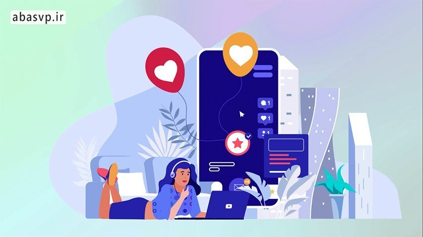 انیمیشن شبکه های اجتماعی social networking