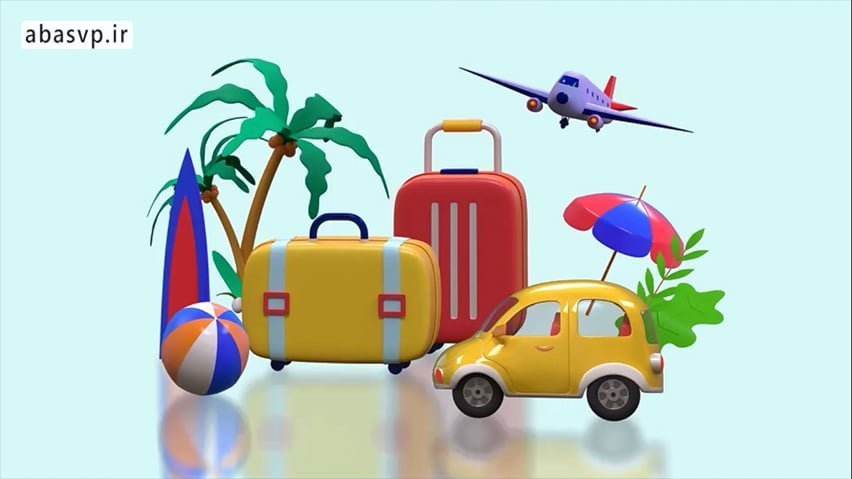 انیمیشن بک گراند سه بعدی 3D Backgrounds